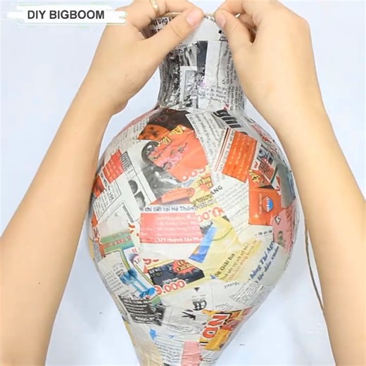 1.2M views · 10K reactions | Jute flower vase from balloons and plastic bottles | Diy Bigboom | Facebook