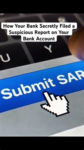 How Your Bank Secretly Filed a Suspicious Report on Your Bank Account