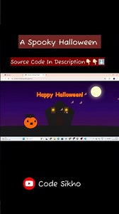 I Spent 30 Days Creating a SPOOKY Halloween Animation with HTML CSS & JavaScript