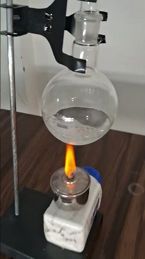 Simple Distillation process Live #bundelalab #chemicalreaction #experiment #science #chemistry