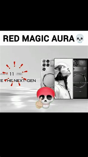 RED MAGIC AURA💀 || #redmagic11pro #tech GAMING BEAST🔥
