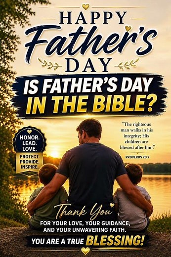 Is Father’s Day in the Bible? Here’s the Christian Answer!