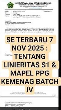 The Ministry of Religion has issued the latest circular regarding the safety of S1 and PPG Batch ...