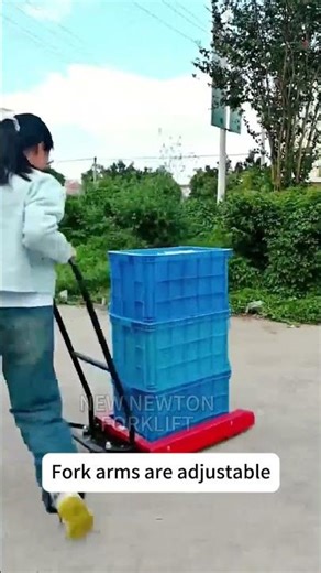 Turnover Box Cart, #handtruck #plasticbasket #trolley #truck