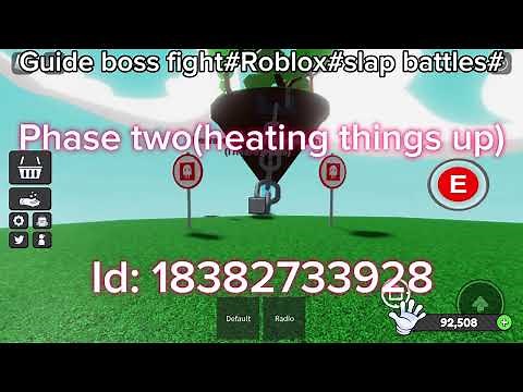 Slap battles guide boss fight music ID