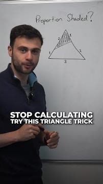 The Easy Way to Solve This Triangle Shading Problem
