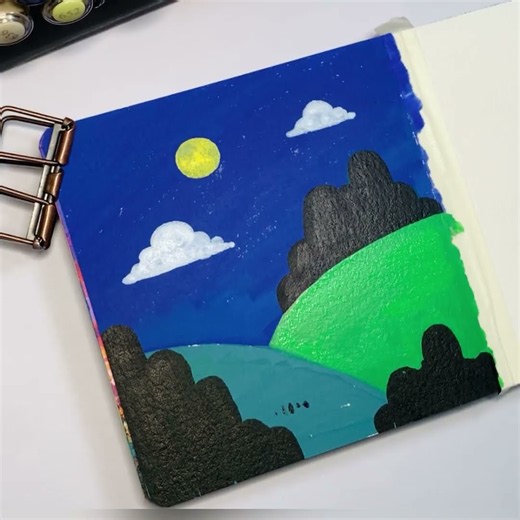 #丙烯筆創藝小畫家 #art #acrylicmarkers #painting