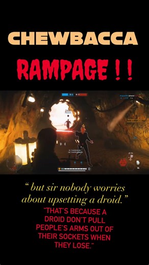 Chewbacca RAMPAGE!!!! #starwarsbattlefront2 #starwars #starwarsbattlefront #videogames #chewbacca