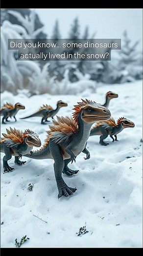 Dinosaurs in the Snow - Nature Finds a Way