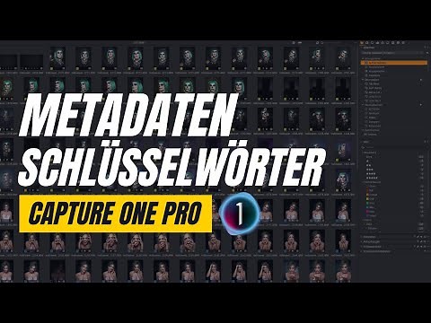 Metadaten und Schlüsselwörter in Capture One 21 #captureone21