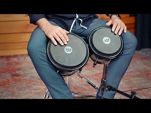 Meinl Percussion 7" & 8 1/2" Diego Camacho Signature Bongo, Pearl Grey - DC400PG