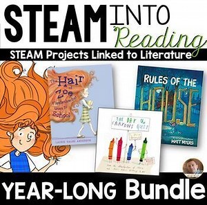 STEM | STEAM Reading Bundle | 10 Book Based STEM Challenges | Grades 3, 4, 5