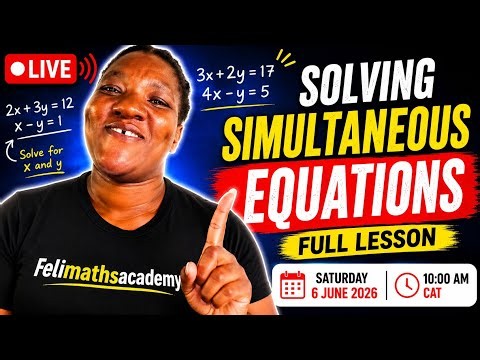 Solving Simultaneous Equations by Elimination