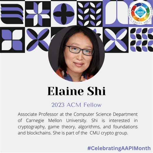 🌟 Spotlight on AAPI Excellence! 🌟 Join us this May in celebrating #ACMFellows who have revolutionized computing with their brilliance and innovation. Leading research in the fields of game theory, deep learning, Internet of Things, computer graphics, and others, they have made immeasurable impact on our life and society. Share this video with your colleagues and communities! https://bit.ly/49DD7cG #ACMFellows #AAPIHeritageMonth | ACM - Association for Computing Machinery