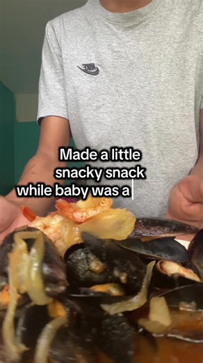 ASMR ✨Mukbangg mussels shrimp corrn and 🥚 egg