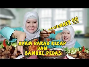 AYAM BAKAR KECAP + SAMBAL PEDAS DAN LALAPAN SEGAR