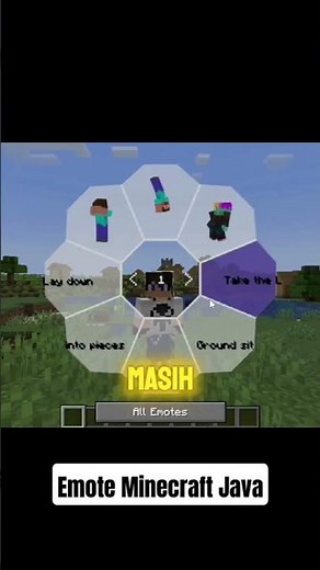 Cara Menambahkan Emote Minecraft Java #minecraft