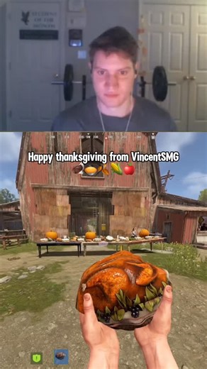 Vincent🧟‍♂️🩶 on Instagram: "Happy thanksgiving from VincentSMG #rust #rustconsole #ruststreamer #rustafied #facepunch"