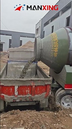 Mobile Concrete Batching Plant Workflow on Construction Site