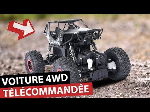 VOITURE TÉLÉCOMMANDÉE TOUT TERRAIN 4x4 pour ENFANTS | 4WD 12KM/H | SGILE Monster Rock Climber 🚙