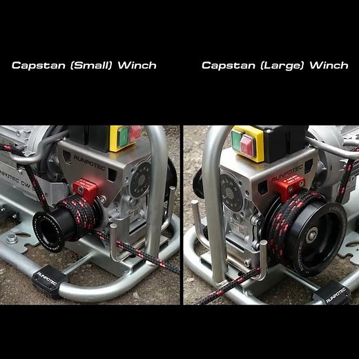 Runpotec Capstan Winch - Demonstration