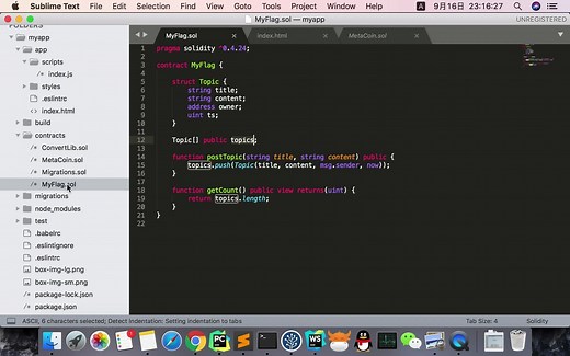 以太坊区块链开发 truffle 入门教程 3