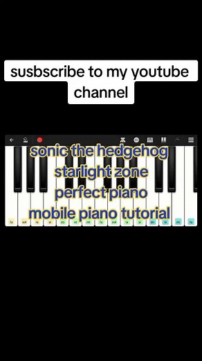 Sonic The Hedgehog Starlight Zone: Perfect Piano Tutorial