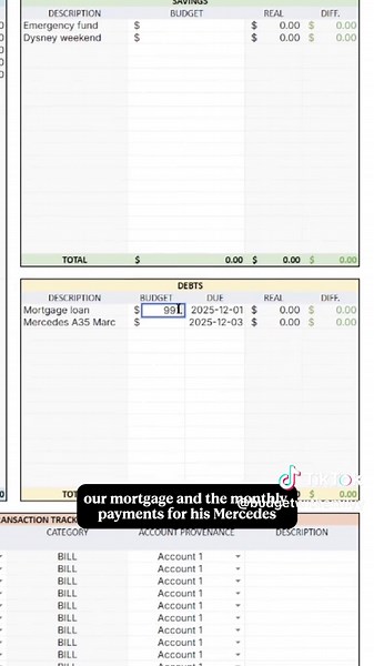 How we plan our money as a young couple 💕 Comment « Excel » and I’ll send you my spreadsheet 🥰 Or… click directly on the l1nk in my Bl0 👇 #payday #routine #couple