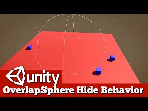[Unity Demos] - OverlapSphere Hide Behavior!