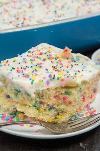 Homemade Funfetti Cake Recipe - Crazy for Crust