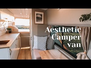 Modern Camper Sprinter van. Conversion with shower by ‪@TinyPlanetGroup‬