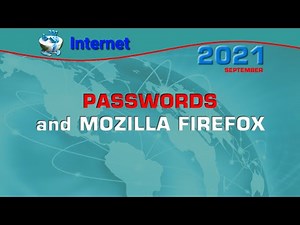 Passwords and Mozilla Firefox