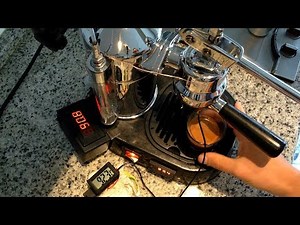 PID temperature controlled La Pavoni lever espresso coffee machine: 92°C double shot