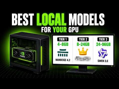 Best Local AI Models For Your GPU