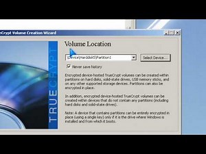 TrueCrypt Password Encrypt a USB drive or non-system hard drive
