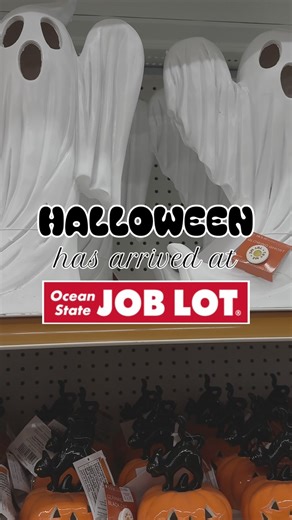 Spooky season has arrived at Ocean State Job Lot! 👻🎃💀🧡 We have a huge variety of Halloween items this year, so stop in to trick or treat & don’t miss out on the scary good deals before they all vanish! 🍬 • • • #codeorange #halloween #oceanstatejoblot #joblot #spookyseason #fall | Ocean State Job Lot