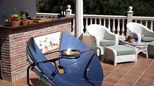 The New Award Winning Solar Grill that reaches 550F! | One Earth Designs