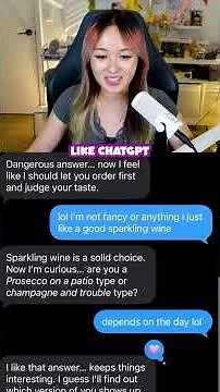 Is This Guy Using AI To Chat Up A Date?