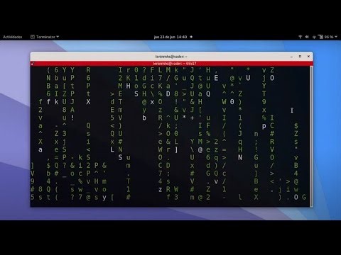 Matrix on Linux terminal with cmatrix