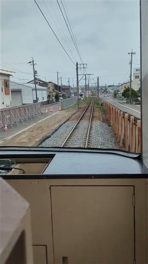 【前面展望】名鉄尾西線高架区間 警笛あり#鉄道 #電車 #前面展望 #名鉄