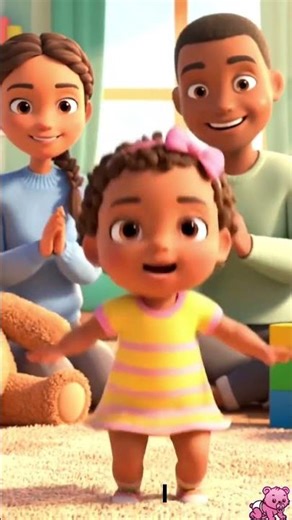 A cute girl is singing. #BabySong #kidsvideo #CuteBaby #KidsMusic #BabyRhymes #FamilySong