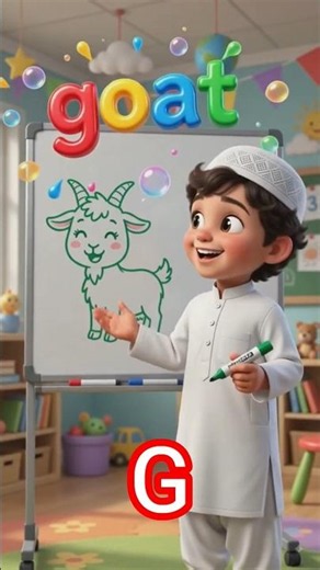 Learn Words with Alphabets: A to Z Series | Kiddy Vibe kids #Shorts