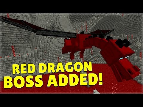 OMG! Minecraft Finally Added The RED DRAGON Boss!! UwU