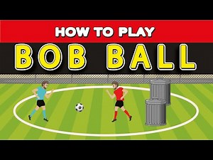 How to Play Bob Ball? this game played with a Size 1 Soccer ball and 2 trash cans.