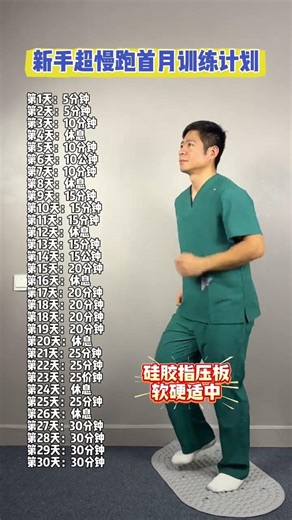 The first-month training plan for beginners ultra-slow running.#Super jogging#Exercise