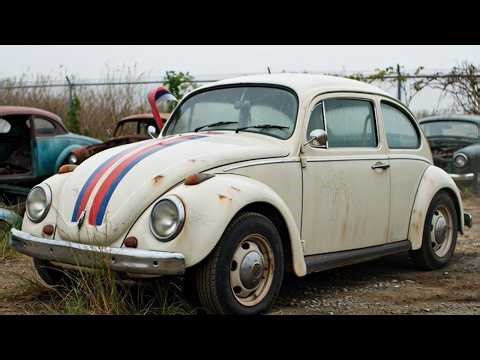 ASMR Car Restoration | 1963 Volkswagen Beetle Herbie (Back to Race) Full Showroom Rebuild