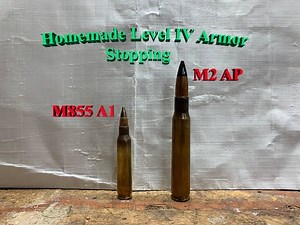 Homemade Level 4 body armor...Stopping the M2 AP and M855 A1
