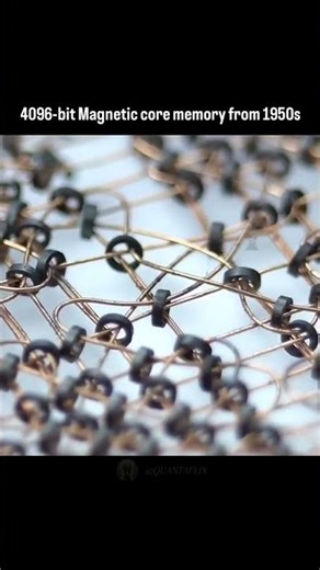 4096-bit Magnetic Core Memory from 1950s