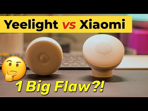 Xiaomi Mijia Nightlight 2 vs Yeelight Nightlight: Motion sensor night lights - Watch before you buy