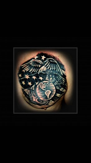 Service #ega #eagleglobeanchor #americanflag #officer #militarymemorial | Leigh Odom